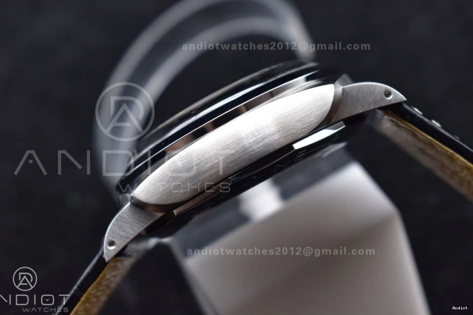 A6497 Edition H 1:1 Superlumed on Y-Incabloc XF Leather PAM217 Dial with Best Black Strap 0113